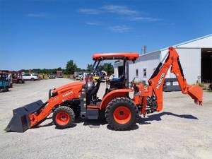 Gebrauchte 4WD 2019 Kubota Traktor lader mit <span class=keywords><strong>48</strong></span> "Schaufel Bagger lader mit Auslegern und 12" GP Eimer - Product Image 5