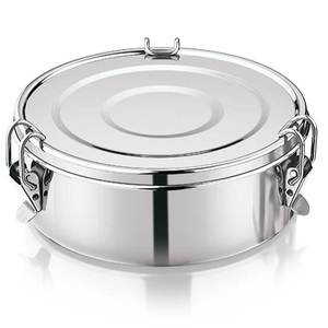 Khuôn <span class=keywords><strong>Flan</strong></span> Bằng Thép Không Gỉ Có Nắp Và Phụ Kiện Tay Cầm Dễ Dàng Nâng Cho 6 8 Qt Baking <span class=keywords><strong>2</strong></span>-Qt Cake Pan - Product Image 1