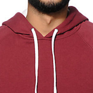 2024 nouveauté hommes de haute qualité personnalisé polaire rayure à capuche Polyester/coton automne saison impression plaine teint Technique - Product Image 2