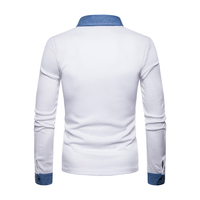 Erkek Düz Renk Şık Slim Fit Büyük Beden Kısa Kollu Günlük Polo Yaka Tişört Örme İşlemeli %100 Polyester Çevre Dostu