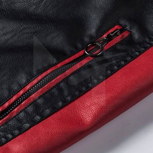 La última chaqueta de invierno para exteriores para hombres de cuero PU lavado con piel de oveja diseño de punto transpirable e impermeable - Product Image 5
