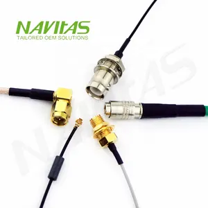 SMA CU AU Plated Male TNC Jack I-pex MHF Coaxial Cable CoaXPress Custom Multicore RF Cable Assembly