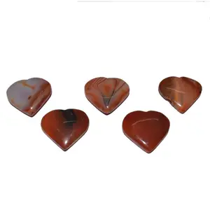 Guérison de pierre gemme Pierre Naturelle Rouge Cornaline Coeur Cabochons - Product Image 1