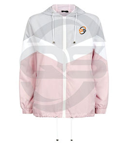 Chaqueta cortavientos con cremallera personalizada para hombre - Product Image 1