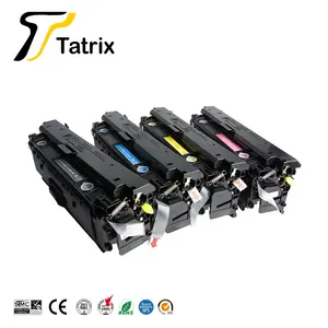 Tatrix פרימיום תואם לייזר צבע טונר מחסנית CF360A CF361A CF362A CF363A 508A עבור HP מדפסת M552dn M553x