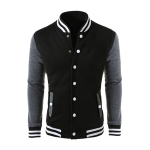 Vintage New Fashionable <b>Men's</b> College Lettermen <b>Jacket</b> Breathable Wool <b>Long</b> XL Size 2 Color Low MOQ Cheap Price for Winter - Product Image 2