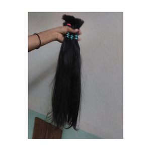 Prix de gros Extensions de cheveux humains indiens Remy de bonne qualité - Product Image 1