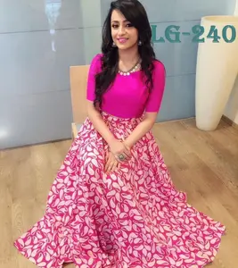 المطبوعة lehenga choli ل أزياء الفتيات المناسبة للحفلات مع انخفاض السعر