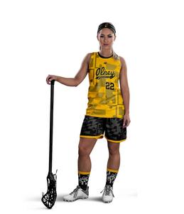 PIHA SPORTS PS-WLU-1 Uniformes de lacrosse personnalisés de haute qualité à bas prix pour les jeunes universitaires, designs personnalisés pour les vêtements de sport pour hommes, 100% coton - Product Image 3