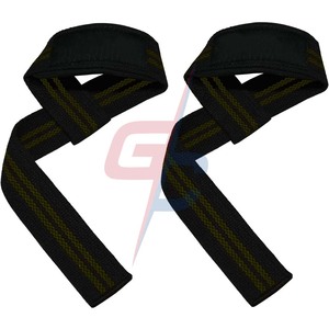 Sangle de levage Rembourrée Poignet Support Wraps-pour Powerlifting, Musculation, Gym Workout, Musculation, Deadlifts - Product Image 1