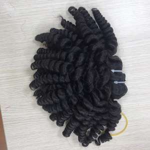 Luvin — EXTENSION de cheveux vierges péruviens naturels Remy, mèches, gros et bouclés, Double trame fabriquée à la Machine, prix en gros - Product Image 5