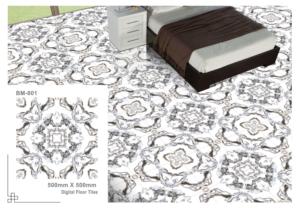 Carrelages de sol indiens modernes en céramique numérique 500x500mm finition solide brillante antibactérienne pour une utilisation intérieure dans les chambres et les appartements - Product Image 2
