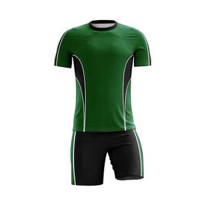 Custom OEM Logo Unisex Team Printed Sports Soccer Uniform Football Jersey and <b>Shorts</b> Sets 100% <b>Polyester</b> High Quality - Product Image 3