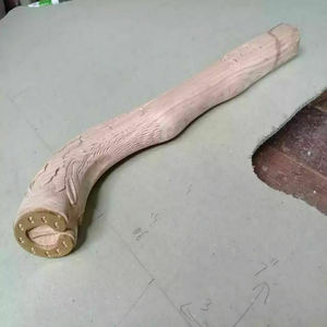 Tête de hache en acier damassé personnalisée faite à la main Tomahawk Viking hachette panée avec manche en bois gravé Applications de coupe de camping - Product Image 2