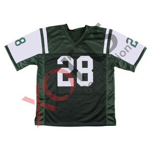 Conjunto de camiseta de uniforme de fútbol americano del Equipo Verde al mejor precio, logotipo personalizado de talla grande, transpirable, antibacteriano, secado rápido, Verano - Product Image 6