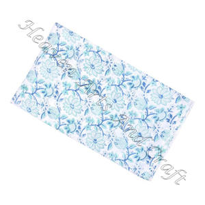 Tela de lona de algodón con estampado de bloque de mano indio, tela de base ligera de 5 yardas para correr, estampado de diseñador Sanganeri a la venta - Product Image 2