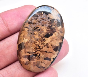 Bronzite-cabujones de bronce para joyería, piedras preciosas de color marrón, para todo tipo de joyería, mezcla de formas para el diseño de joyería, precio al por mayor - Product Image 4