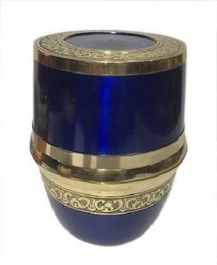 Urne de crémation européenne en métal - Product Image 6