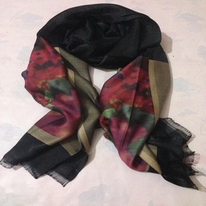 100% Wool Digital Print Scarves Shawls Winter Fashion Accessories Custom Logo Design Wholesale Women Scarf From Delhi - Product Image 3