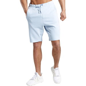 Short de sport 100% coton de haute qualité pour hommes Design uni et solide brodé Casual Custom Fitness Running Workout Sweat Shorts - Product Image 2