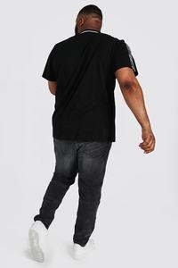 Camisa de Manga Corta Personalizable para Hombre, 100% Algodón, Tejido Jacquard con Cierre de 1/4, Transpirable, Antiarrugas, Formal, Personalizable con Seda - Product Image 3