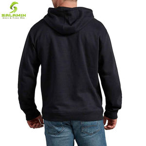 Sweat à capuche à manches longues en molleton 100% coton avec poche kangourou, impression numérique d'hiver de haute qualité pour hommes - Product Image 2