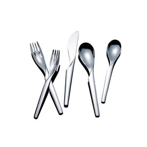 Rose Gold <b>Flatware</b> <b>Sets</b> Reusable Whole Copper Cutlery Rose Gold Shinny Fashionable Trending Design Stainless Steel - Product Image 6