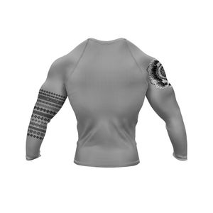 เสื้อรัดรูปแขนยาวสำหรับผู้ชาย,ชุดรัชการ์ดสำหรับใส่ออกกำลังกายแห้งสนิท - Product Image 4