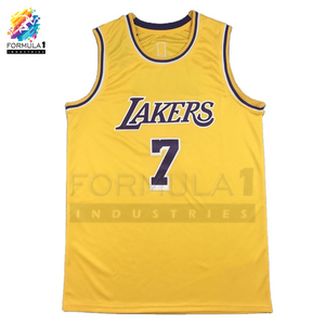 Jersey de Baloncesto de Poliéster Personalizado con Logotipo, Precio Adecuado, Modelo FI-038, Transpirable, de Secado Rápido, Anti-UV, Unisex - Product Image 1