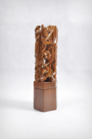 Brûleur d'encens électrique en bois de teck, 100% pouces, sculpté en bois arabe Premium, accessoires de décoration faits à la main, dessins personnalisés