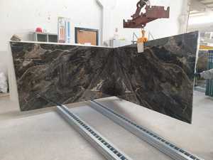 2025 Nero Picasso Dalles lisses en marbre turc Tuile de luxe de première qualité coupée à la taille Ventes directes en usine Made in Turkiye - Product Image 3