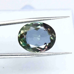 <b>Alexandrite</b> Faceted Oval Shape Loose Gemstone Cabochon Making Jewelry <b>Ring</b> for <b>Sale</b> Wholesale Price Per AAA+Top Quality - Product Image 2