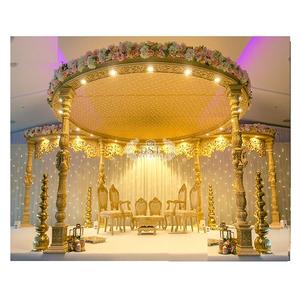 Precio más bajo Fibra Ashika Wedding Mandap Nuevo diseño Anmol Wedding FRP Mandap Indian Wedding Mandap a precios de venta - Product Image 1