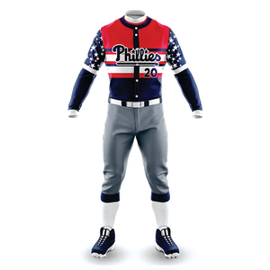 FIZAY ENTERPRISES High Quality Men's Plus Size <b>Baseball</b> Uniform Latest Design Digital Sublimation Printing Breathable Sportswear - Product Image 1