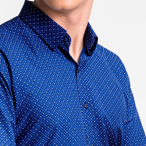 Nouvelle mode haute qualité Offre Spéciale vente en gros pas cher 100% coton nouveau design élégant manches longues hommes chemise - Product Image 1