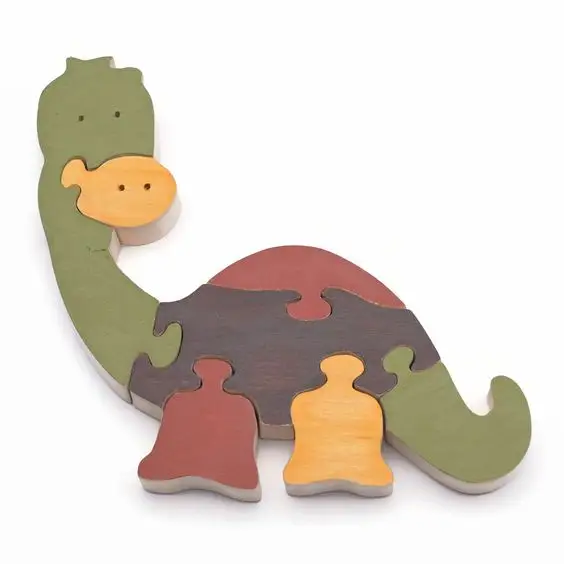 子供のための動物パズル木製デザインゲーム屋内ゲーム家庭用屋内ゲームに最適