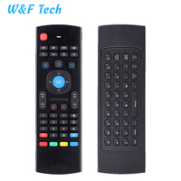 Control Remoto Inteligente MX3 con Retroiluminación, Teclado Inalámbrico RF de 2.4G con Voz para X96 Tx3 H96 Pro Android TV Box