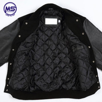 Veste universitaire en laine rouge, écologique, coupe-vent, respirante, pour homme, grande taille, style preppy, manches chauve-souris, hiver, décontractée, boutonnée devant