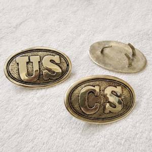 Hebilla de placa de Unión CS Hebilla de cinturón de cobre BC - Product Image 4