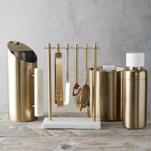 Elegante Kit de barman para el hogar con soporte de madera Juego de herramientas de barra comercial para restaurantes para barman en el hogar - Product Image 4