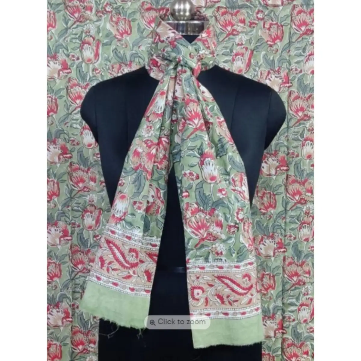 Baumwolle hand gefertigten Schal reversibel gestohlen neuen indischen Blumen Hand block gedruckt 100% reine Baumwolle Stoff Schal 110x190 cm