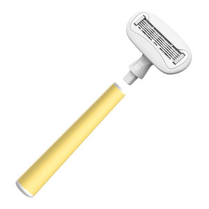 <span class=keywords><strong>ล่าสุด</strong></span>ระดับสูงของลักษณะ5ใบมีดทั้งหมดจับยางระบบโกนมีดโกนสำหรับผู้หญิง - Product Image 4