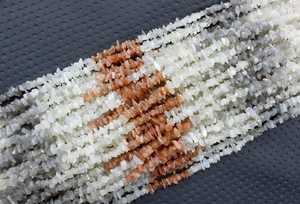 16" Long Natural Multi <b>Moonstone</b> Gemstone Smooth Uncut Chips Making Colorful DIY <b>Necklace</b> Baby Pendant - Product Image 6