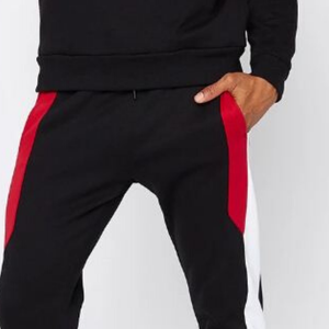 Los hombres pantalones de sublimación camisetas de los hombres pantalones jogger con rayas - Product Image 2