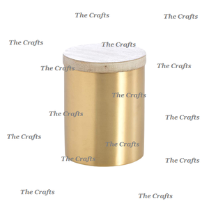 ภาชนะบรรจุสีและขนาดแตกต่างกันพร้อมฝาไม้กล่องใส่ในห้องครัว - Product Image 2