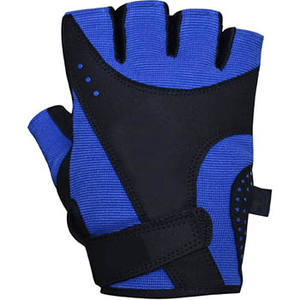 Haute qualité Logo personnalisé demi-doigt gants de gymnastique anti-dérapant haltérophilie Fitness entraînement Sport cuir Polyester extérieur - Product Image 4