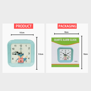 Alam-reloj despertador para niños, cronógrafo analógico de sobremesa pequeño y barato, decoración moderna para el hogar, T125 - Product Image 6