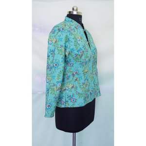 Veste en coton réversible Kantha matelassée motif Argyle unisexe Manteau de mode de festival Court Longueur Hiver Femmes - Product Image 2