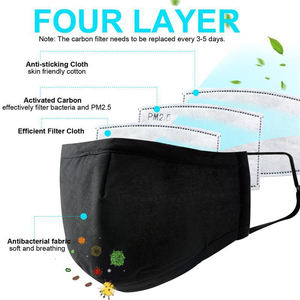 Masque facial anti-poussière personnalisé lavable en tissu doux - Product Image 5