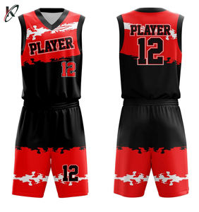 Ensemble d'uniformes de basketball unisexe 2025 réversibles, anti-UV, séchage rapide, respirants, haute qualité, grandes tailles, prix de gros - Product Image 6